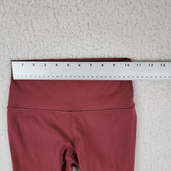 LuluLemon Wunder Under High Rise Tight Full-On Luxtreme 4 25” Chianti Red W5BPAS - Picture 9 of 9